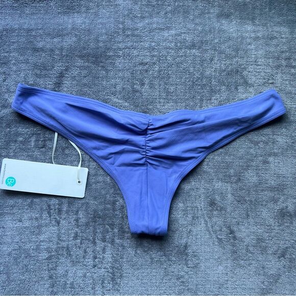 NEW Revolve Bettinis Bikini Set Swimwear Smocked Bikini Top XS Bottom M L - Picture 13 of 16